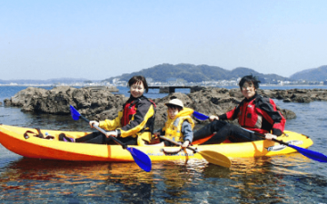 神奈川・葉山「無人島カヤックツアー(2時間30分ファミリー向け)」